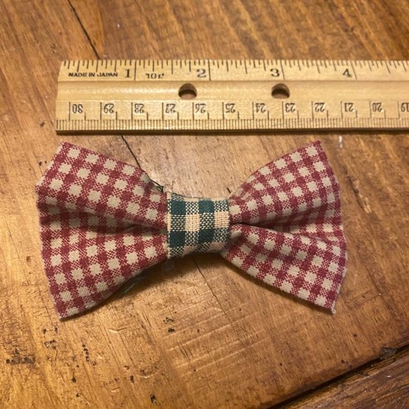 Kid's Christmas Bowtie/Hairbow - Picture 2 of 3